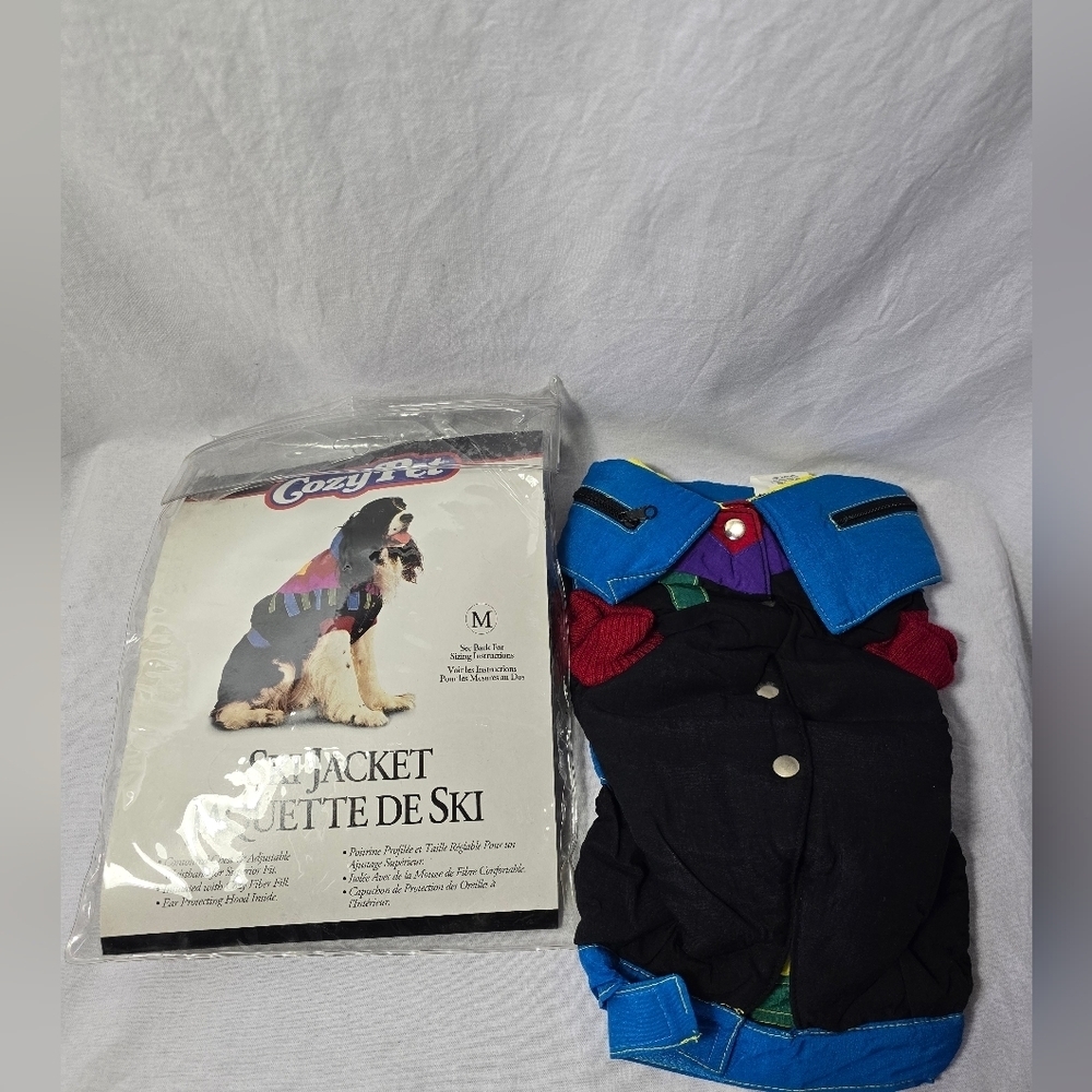 VINTAGE dog ski jacket size Medium- NWT